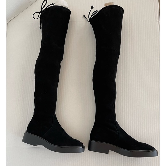 NEW Stewart Weitzman Lowland Lift thigh high boots - Picture 10 of 16